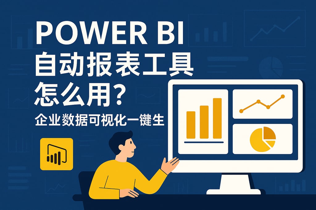 Power BI自动报表工具怎么用？企业数据可视化一键生成